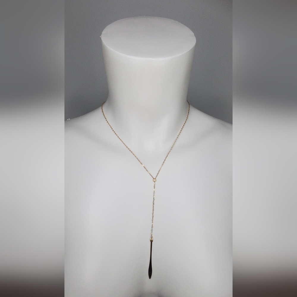 Lizet Miro Jewelry - Chic Gold Plated  Necklace - Picture 2 of 7